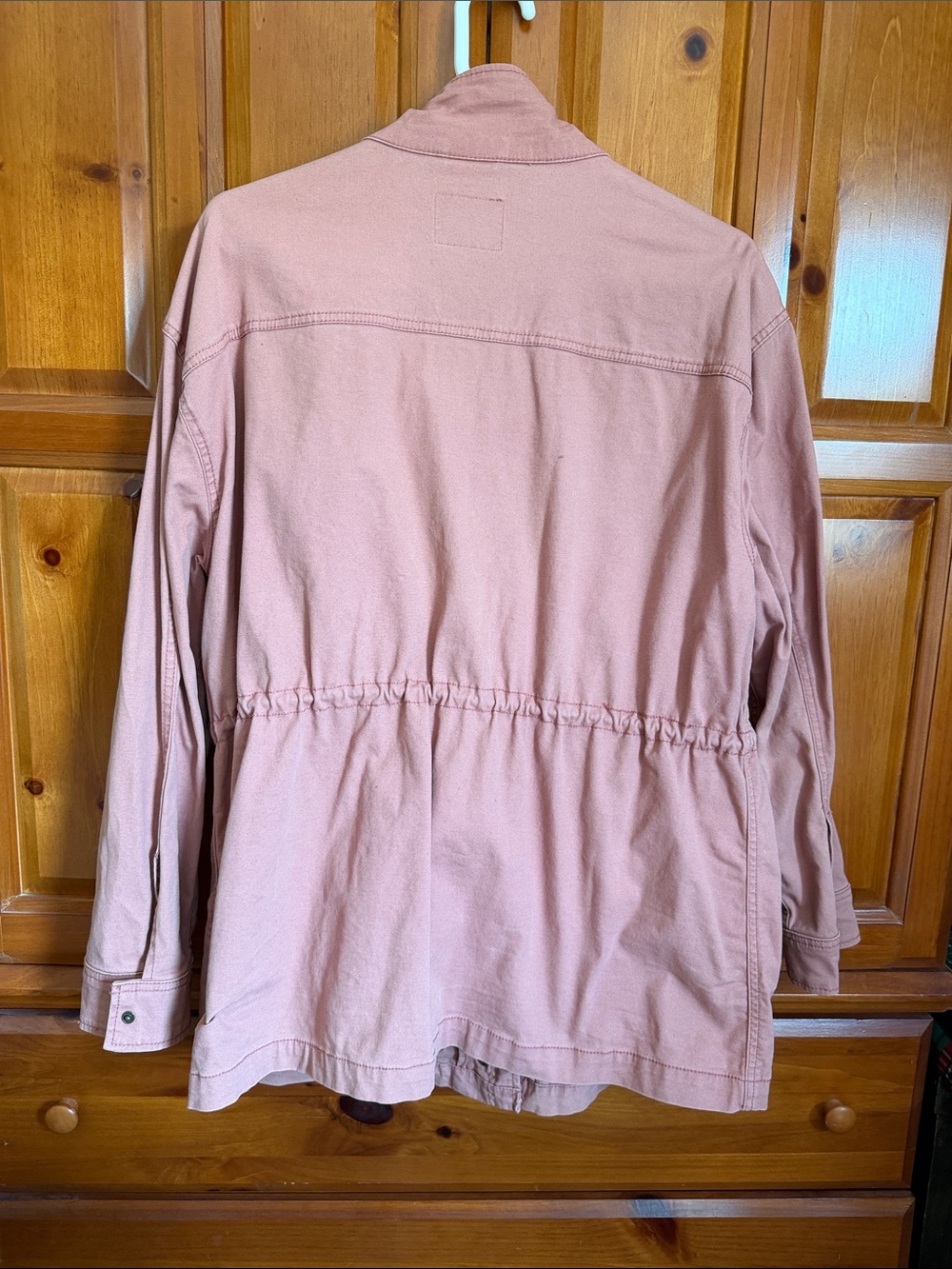 Old Navy Women's Dusty Rose Utility Jacket - Picture 5 of 9